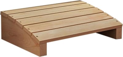 Houten Opstapje - Krukje Trapje - Huishoudelijk Hulpje - Massief Hout - 60 cm - Houtkleur