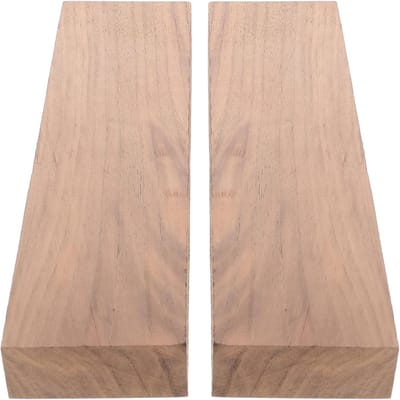 Walnoot Houten Planken - Massief Hout - DIY Knutselen - Dikke Massief Hardhout - 20X5X2Cm - Donkerbruin