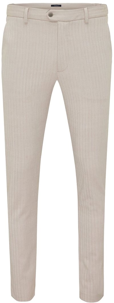 TRESANTI | EPPO | Broek melange visgraat | Beige | Size XL