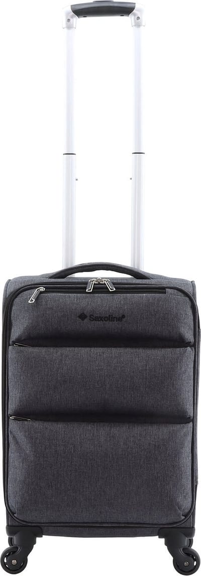 Saxoline zachte Handbagage Koffer / Trolley Adorer- 55 cm (S) - 1384L0. - Antraciet / Small