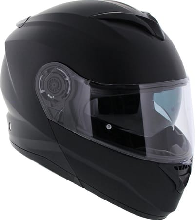 Vito Furio Systeemhelm - Motorhelm - Mat Zwart - Maat M