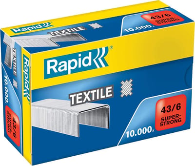 10000 Gegalvaniseerde Nietjes 43/6mm voor nietmachine - Krachtige en Duurzame Bevestiging