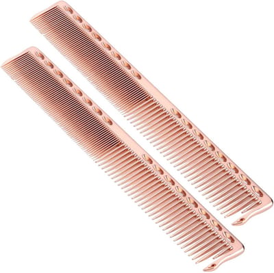 Professionele Haar Snijkam Set van 2 - Kleurrijke Kammen voor Kappers en Haarstyling in de Salon