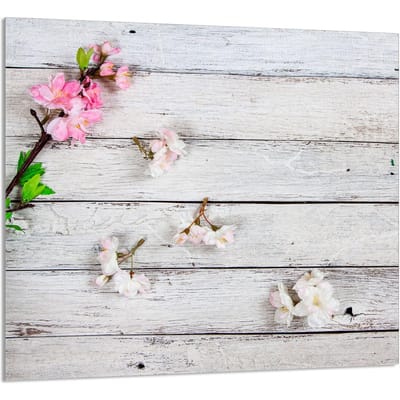 TMK ArtDeko - Snijplank 65x60 cm - Houtkleur - Glas