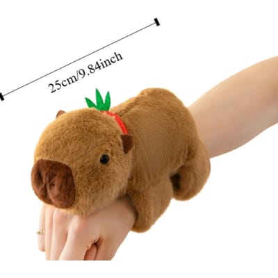 Capybara Knaagdier Klaparmband Serie Kwispelende Staart Simulatie Pluche Pop Klaparmband Pols Stijl Schattige Pop