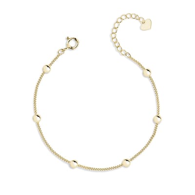 Goudkleurig Armband Dames - Verguld Zilveren Armband - Zilver 925 - Amona Jewelry