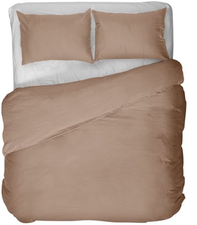 Kayori Nikaya Dekbedovertrek Tencel - 260x200-220 + 2 slopen - Lits-jumeaux - Washed Finish & Verkoelend - Roze