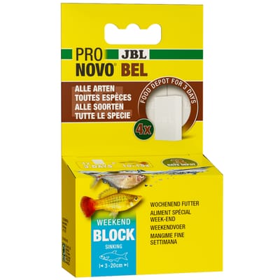 4st JBL ProNovo Bel Weekend volledig voer voor siervissen