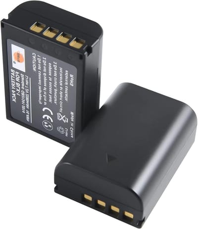 Camera Accu - Reserve Batterij - Fotografie - Oplaadbaar - 2280mAh - Zwart