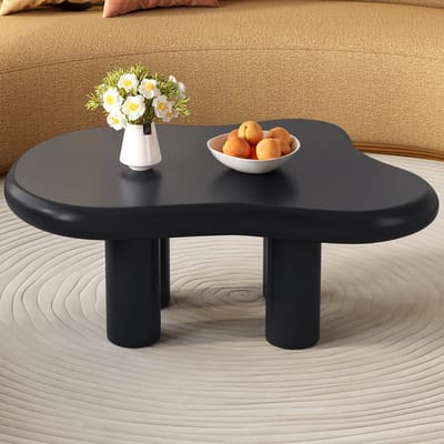 Guyii Modern Salontafel 90 cm - Meubels Salontafel wolk zwart - Salontafels