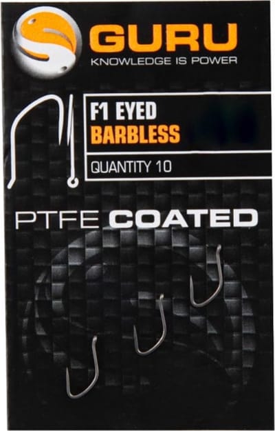 Guru F1 Eyed Barbless Haak #14