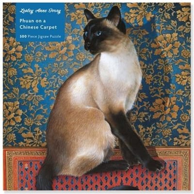 Adult Jigsaw Puzzle Lesley Anne Ivory: Phuan On A Chinese Carpet (500 Pieces) - 500-Piece Jigsaw - Flame Tree Studio