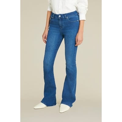 Lois Raval 16 7238 Hypersoft Barna Faint Stone Size: W24L34 | Flared Outlet | Dames | Blauw