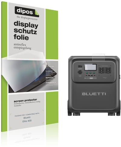 dipos – 4x Matte Beschermfolie geschikt voor Bluetti Elite 400 | Krasbestendige & antireflecterende Screenprotector Ultra-Thin