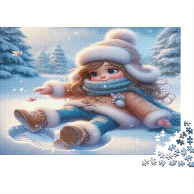Meisjes Puzzel - Kabouter Puzzel - Familie Spel - 1000 Stukjes - 52 x 38 cm - Gekleurd
