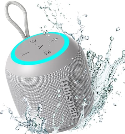 Draagbare mini-luidspreker met Bluetooth 5.3, 15W, 18 uur afspeeltijd, IPX7 waterdicht en 360 graden audio
