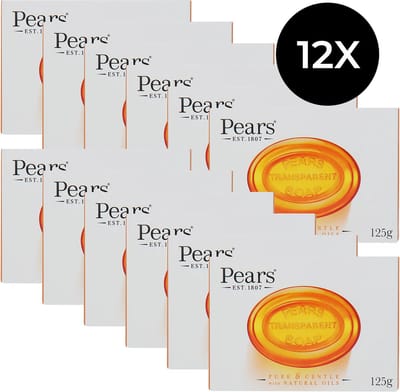 Pears Transparent Soap – Set van 12x125g