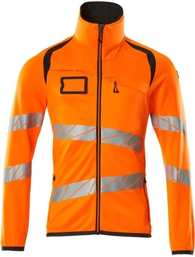 Mascot Accelerate Safe Fleecetrui met rits 19103-315 - hi-vis oranje/donkerantraciet - 2XL