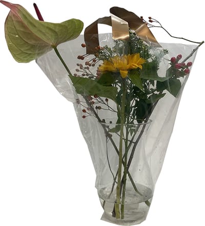 Hoezen met handvatten voor bloemenvazen groot 60x53x17cm bodem (50 stuks)