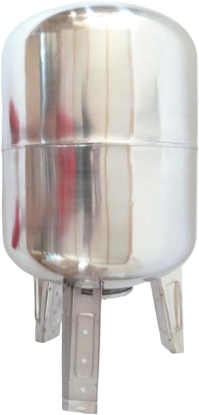 Verticale Expansievat 50 Liter Roestvrij Staal Maximaal 6 Bar Voor Waterdruk
