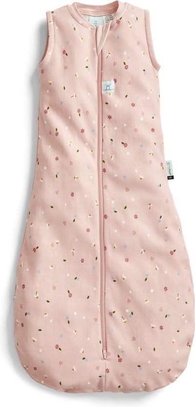Ergopouch Jersey Slaapzak - 1,0 Tog - Baby Slaapzak - Slaapzakken - Slaapzak Kind - Slaapzak 80 cm - Daisies