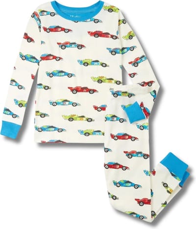 HATLEY pyjama jongen Water Colour Race Cars maat 134-140