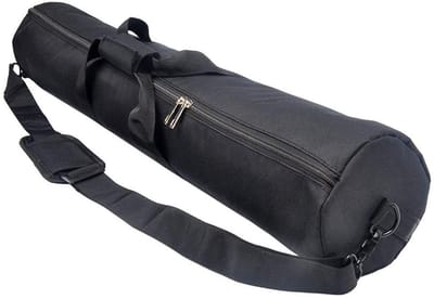 Dailygoods - Heavy Duty Camera Statieftas, Draagbare Gewatteerde Draagtas met Regelbare Schouderband en Handgreep - Ideaal voor Fotografie-apparatuur, 70 cm., 12cm/4.72inch, Zwart