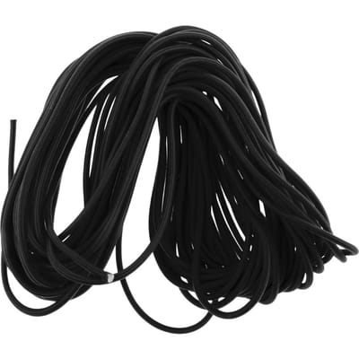 Corde élastique de choc de corde élastique de 6mm arrimage la galerie de toit stable aux UV 50m 20m noir