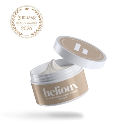 Helioux® Zelfbruiner Body Creme - Self Tanning Body Butter - Trekt snel in - Gradual Tan - Geeft niet af - Parfum Vrij - Coconut Lime Scent - Kokos Limoen Geur