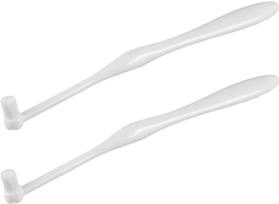 JHUBERS- Tandenborstels voor Huisdieren - 2-Pack - Zachte Borstelharen - Plastic - Kleine Borstelkop - Grondige Reiniging - Huisdiertandenborstel