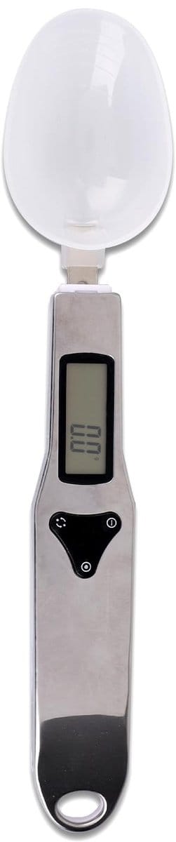Dailygoods- Digitale Weegschaal - 300g/0.1g Precisie - Keukenweegschaal - RVS - LCD Scherm - Digitale Meetlepel