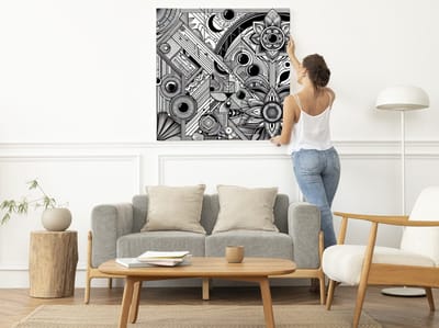 Kunstprint | Wanddecoratie | Dibond | 80 × 80 cm