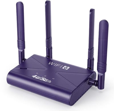 Yosoo Health Gear 4G Wireless Router - LTE WiFi 300Mbps - Multiband voor 32 Apparaten