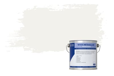Wixx Aqua Metaallak Roestwerend - 2.5L - RAL 9016 | Verkeerswit