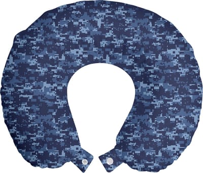 New Bed Camouflageprint Reisnekkussen Memory Foam voor Vliegtuig en Auto, Nek kussen - 30cm x 30cm