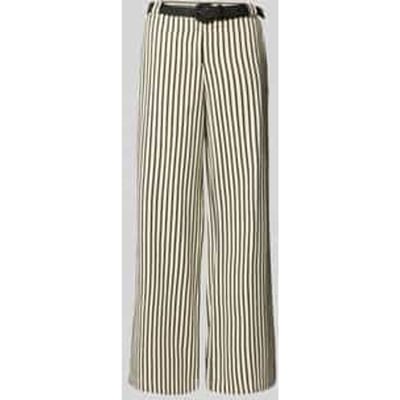 wide fit broek met viscose