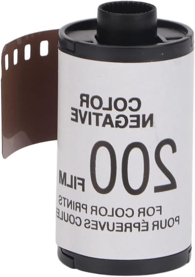 Kleurfilm voor 35mm camera's - 8 vellen negatief ISO 200, geschikt voor dia- en negatieven scanners