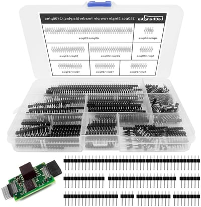 180 stuks 2.54mm Rechte Enkele Rij PCB Connectoren, Male en Female Pin Headers voor Arduino en Elektronica Projecten