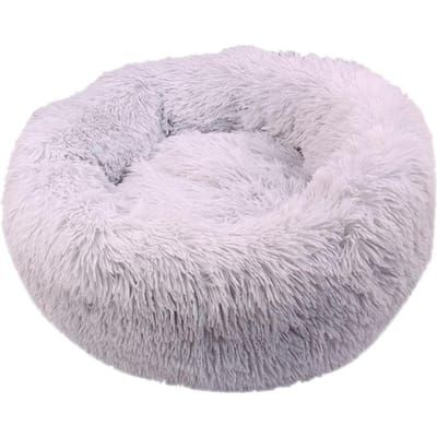 Huisdierbenodigdheden kennel kattenkennel winter pluche warm diepe slaap kattenkennel snoepkleur pluche rond