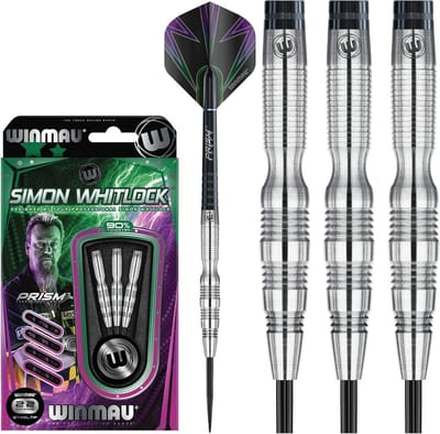 Dartpijlen Set 22g 90% Tungsten Steeltip Darts met Assortiment Schachten en Flights