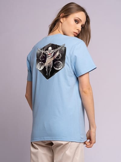 1'618 V Man - Light Blue Tee