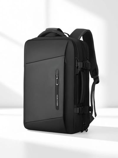 Maison Elara Uitbreidbare waterdichte laptoprugzak voor weekendtrips, 25-40L, met diefstalbeveiliging
