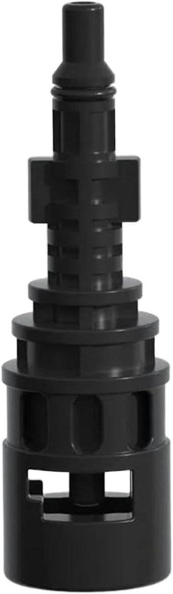 Hogedruk Adapter - Slang Koppeling - Snel Reinigen - Brede Compatibiliteit - 13 cm - Grijs