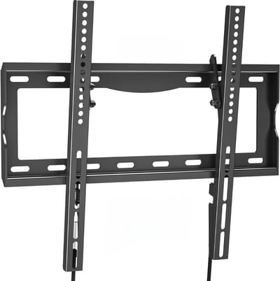 QIN® TV Beugel - TV Beugels Draaibaar en Kantelbaar - TV Beugel Draaibaar - Zwart - 45cm x 45cm x 3cm
