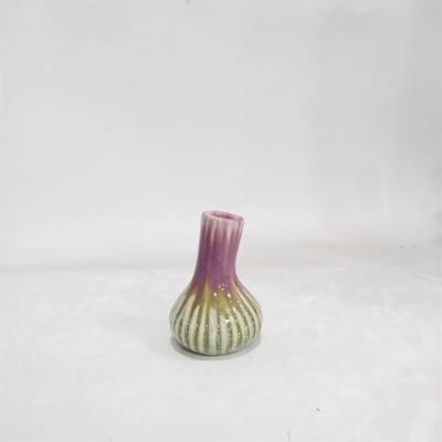 Aardewerk tulpenvaas roze