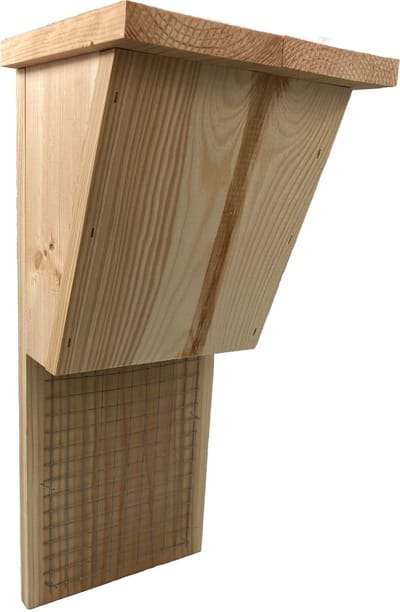 GARDEN SPIRIT Vleermuiskast 18 x 16 x 40 cm met gegalvaniseerd net