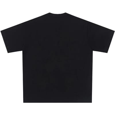Nieuw Top Donkere Stijl Los T-shirt Hip Hop 5XL black
