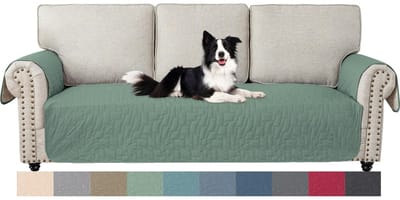Allecto - Bankhoes 3 Zits - Krasbestendig - Waterdicht - Lichtgroen - Antislip Hoes - Geschikt voor Huisdieren - Sofa Cover