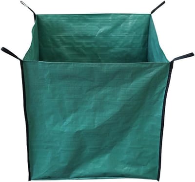 Tuinzakken Big Bag - Afvalzak Gazon - Tuinafval Verwerken - Met 4 Hefogen - 720 Liter - Groen
