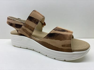 SOLIDUS - Sandalen - dames - Greta 48022-40466 - camel (G) maat EU: 40 en UK: 6,5